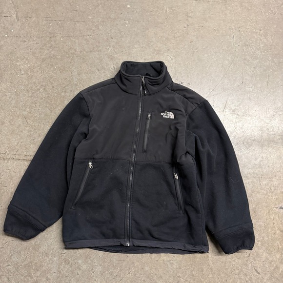 The North Face Jackets & Blazers - The North Face Denali Fleece Hybrid Jacket Black‎ Full Zip Mock Neck Women XL